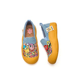 JOY&MARIO Women’s Slip-on Twill Loafers in Blue-65770W