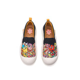 JOY&MARIO Women’s Slip-on Twill Loafers in Blue-65770W