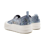 JOY&MARIO Women’s Slip-On Seqins Mesh Platform in Blue-65875W