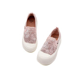 JOY&MARIO Women’s Slip-On Seqins Mesh Platform in Blue-65875W