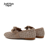 Joy&mario Women’s Slip-On Weave Flats Shoes -79255W