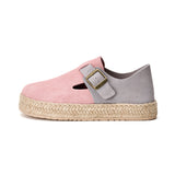 Load image into Gallery viewer, JOY&amp;MARIO Handmade Women’s Slip-On Espadrille Cow Suede Loafers Pink-05651W