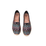 Handmade Women’s Slip-On Espadrille Fabric Loafers Flats-05660W