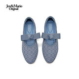 Joy&mario Women’s Slip-On Weave Flats Shoes -79255W