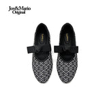 Joy&mario Women’s Slip-On Weave Flats Shoes -79255W