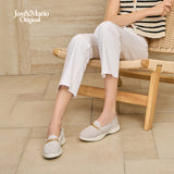 Joy&mario Women’s Slip-On Weave Flats Shoes -79277W