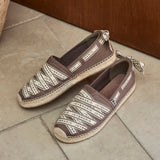 Joy&mario Handmade Women’s Slip-On Canvas Espadrille Shoes-6A5939W