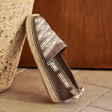 Joy&mario Handmade Women’s Slip-On Canvas Espadrille Shoes-6A5939W