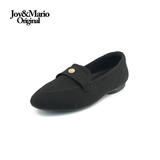 Joy&mario Women’s Slip-On Weave Flats Shoes -79260W