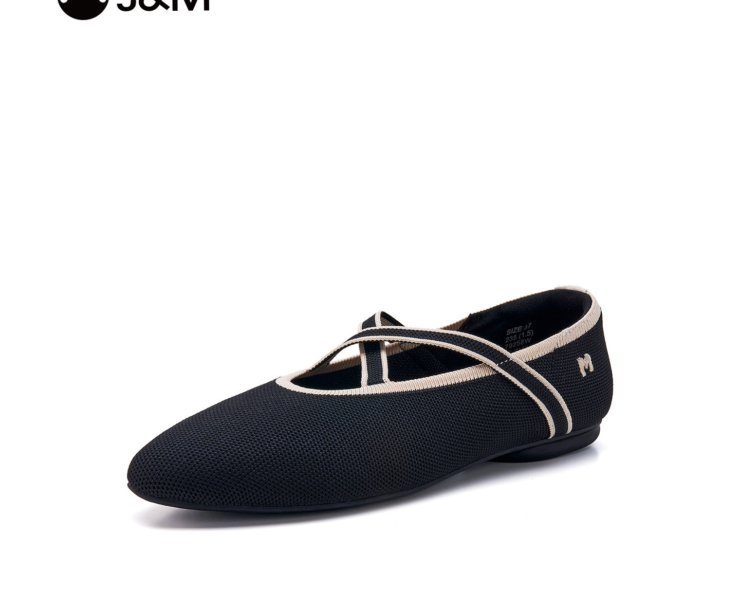 Joy&mario Women’s Slip-On Weave Flats Shoes -79258W