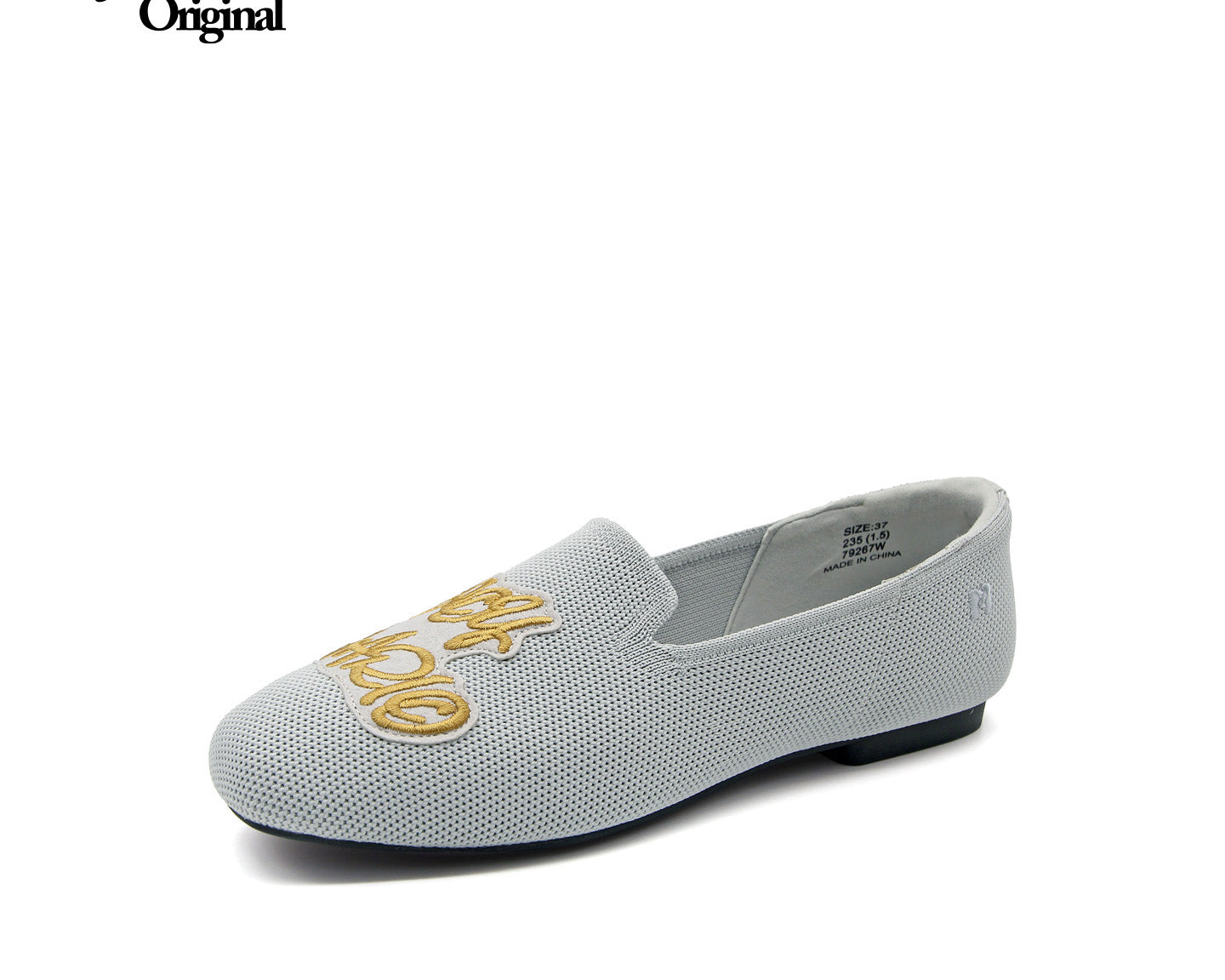 Joy&mario Women’s Slip-On Weave Flats Shoes -79267W