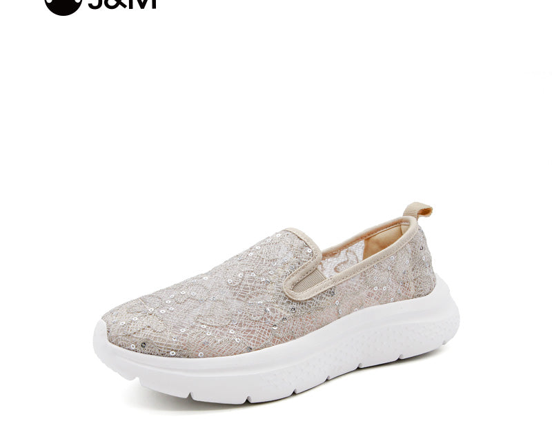 Joy&mario Women’s Slip-on Mesh Walking shoes -78583W