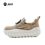 Joy&mario Women’s Slip-on  Mesh Platform Walking Shoes-22335W