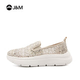 Joy&mario Women’s Slip-on Mesh Walking shoes -76336W