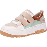 Load image into Gallery viewer, JOY&amp;MARIO Women’s Velcro Cow Suede and Weave Loafers in Ivory-87667W