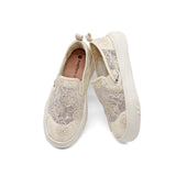 Joy&mario Women’s Slip-on Mesh Platform Loafers Shoes-88150W