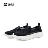 Joy&mario Women’s Slip-on Mesh Walking shoes -78583W