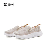 Joy&mario Women’s Slip-on Mesh Walking shoes -78583W