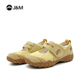 Joy&mario Women’s Slip-on Leather Outdoor Shoes -22181W