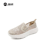 Joy&mario Women’s Slip-on Mesh Walking shoes -76336W