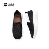 Joy&mario Women’s Slip-on Mesh Walking shoes -78583W