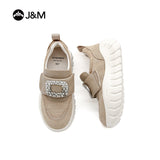 Joy&mario Women’s Slip-on  Mesh Platform Walking Shoes-22335W