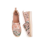 Load image into Gallery viewer, JOY&amp;MARIO Handmade Women’s Slip-On Espadrille Sequins Mesh Loafers in Khaki-51553W