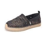 Handmade Men's Denim Espadrilles Flats-57395M