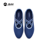 Joy&mario Women’s Slip-On Weave Flats Shoes -79258W