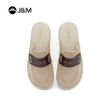 Joy&mario Handmade Women’s Slip-On Espadrille Sheepskin Slippers Shoes -05916W
