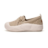 JOY&MARIO Women’s Slip-On Mesh Loafers in Apricot-65758W