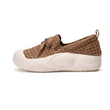 JOY&MARIO Women’s Slip-On Mesh Loafers in Camel-65758W