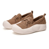 JOY&MARIO Women’s Slip-On Mesh Loafers in Camel-65758W