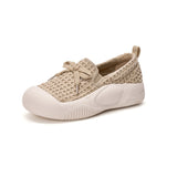 JOY&MARIO Women’s Slip-On Mesh Loafers in Apricot-65758W