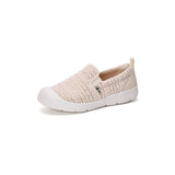 Load image into Gallery viewer, JOY&amp;MARIO Women’s Slip-On Mesh Loafers in Apricot-65763W