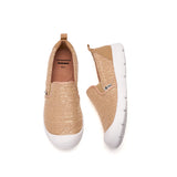 Load image into Gallery viewer, JOY&amp;MARIO Women’s Slip-On Mesh Loafers in Camel-65763W