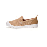 Load image into Gallery viewer, JOY&amp;MARIO Women’s Slip-On Mesh Loafers in Camel-65763W