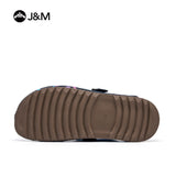 Joy&mario Women’s Slip-On Printed Fabric Birken Mule Slippers Shoes-77399W