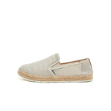 Handmade Men's Mesh Espadrilles Flats in Ivory-72285M