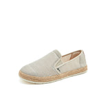 Handmade Men's Mesh Espadrilles Flats in Ivory-72285M