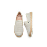 Handmade Men's Mesh Espadrilles Flats in Ivory-72285M