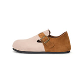 Women’s and Men's Slip-On Cow Suede Couple Mule Birken Shoe-77193W/M