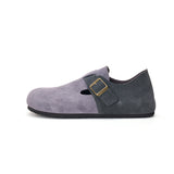 Women’s and Men's Slip-On Cow Suede Couple Mule Birken Shoe-77193W/M