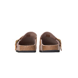 Women’s and Men's Slip-On Cow Suede Couple Mule Birken Slippers Shoes-77196W/M