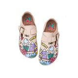 Women’s Slip-On Printed Cow Suede Birken Mule Shoes -77208W