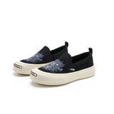 Load image into Gallery viewer, JOY&amp;MARIO Casual Men&#39;s Printed Twill Platform shoes in Black-87356M