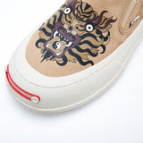 Load image into Gallery viewer, JOY&amp;MARIO Casual Men&#39;s Printed Twill Platform shoes in Khaki-87356M