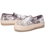 Women’s Sequins Slip-On Fabric Platform Loafers-87869W