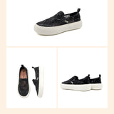 Joy&mario Women’s Slip-on Mesh Platform Loafers Shoes-88150W