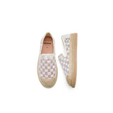 Load image into Gallery viewer, JOY&amp;MARIO Handmade Women’s Slip-On Espadrille Mesh Loafers Flats in Apricot-69231W